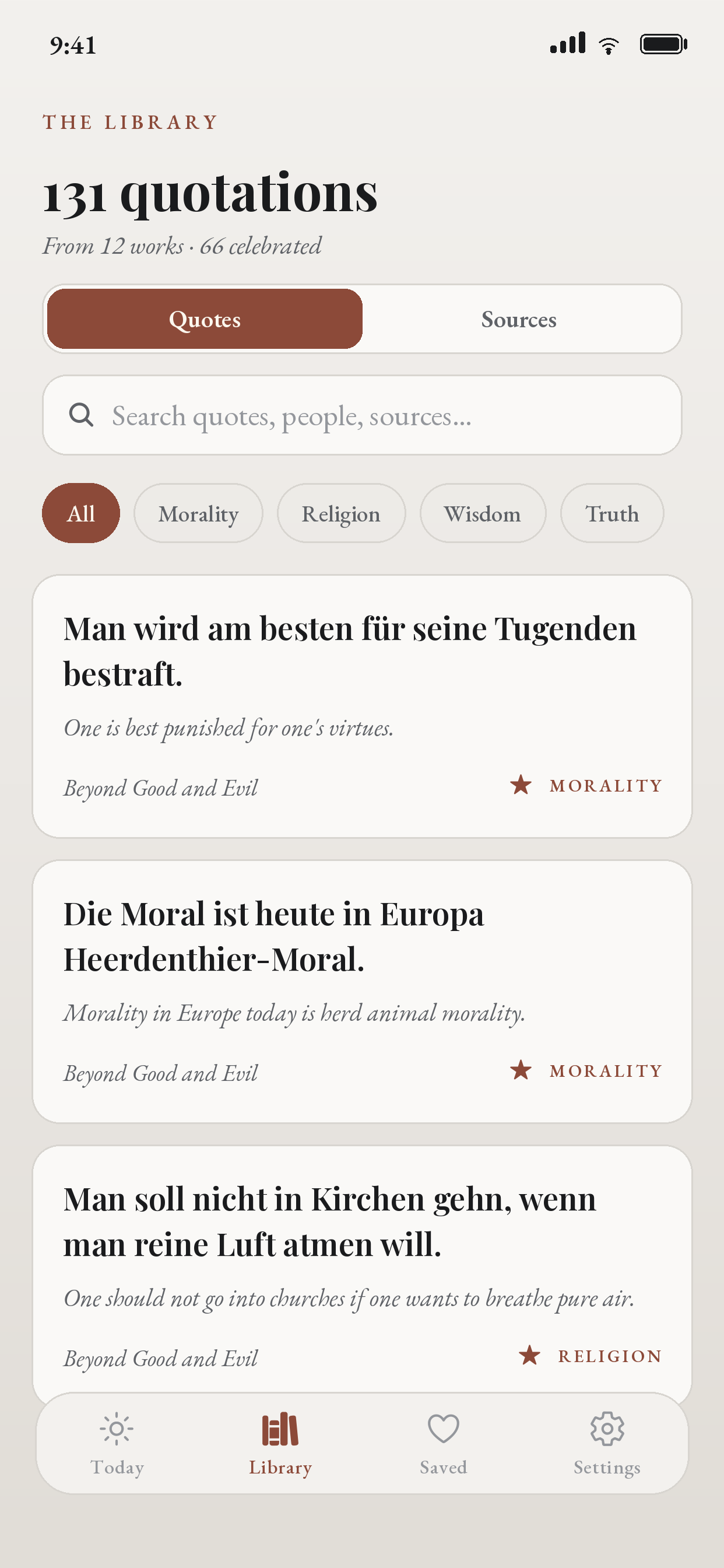 Daily Nietzsche Quotes screenshot 3