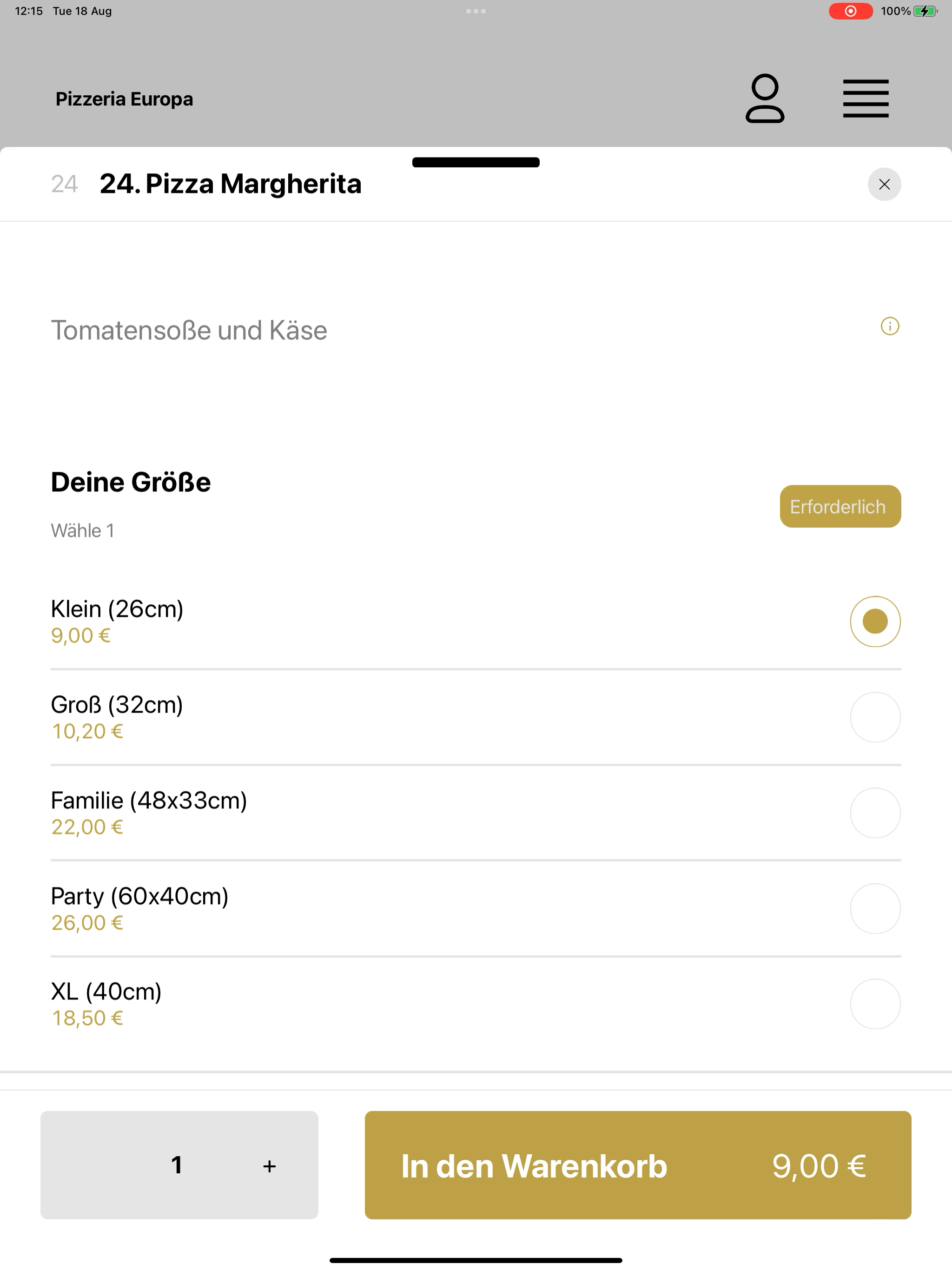 Pizzeria Europa Bad Kissingen screenshot 16