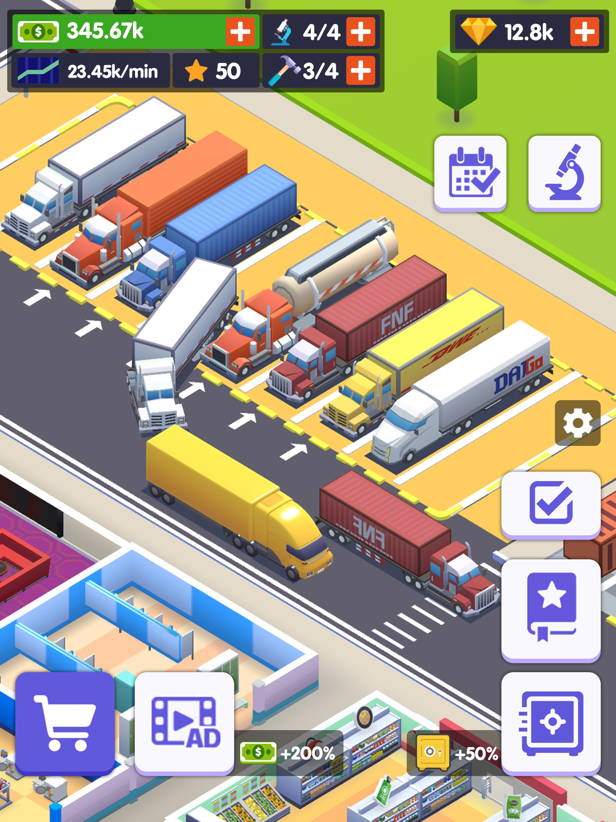 Truck Stop Tycoon-idle game