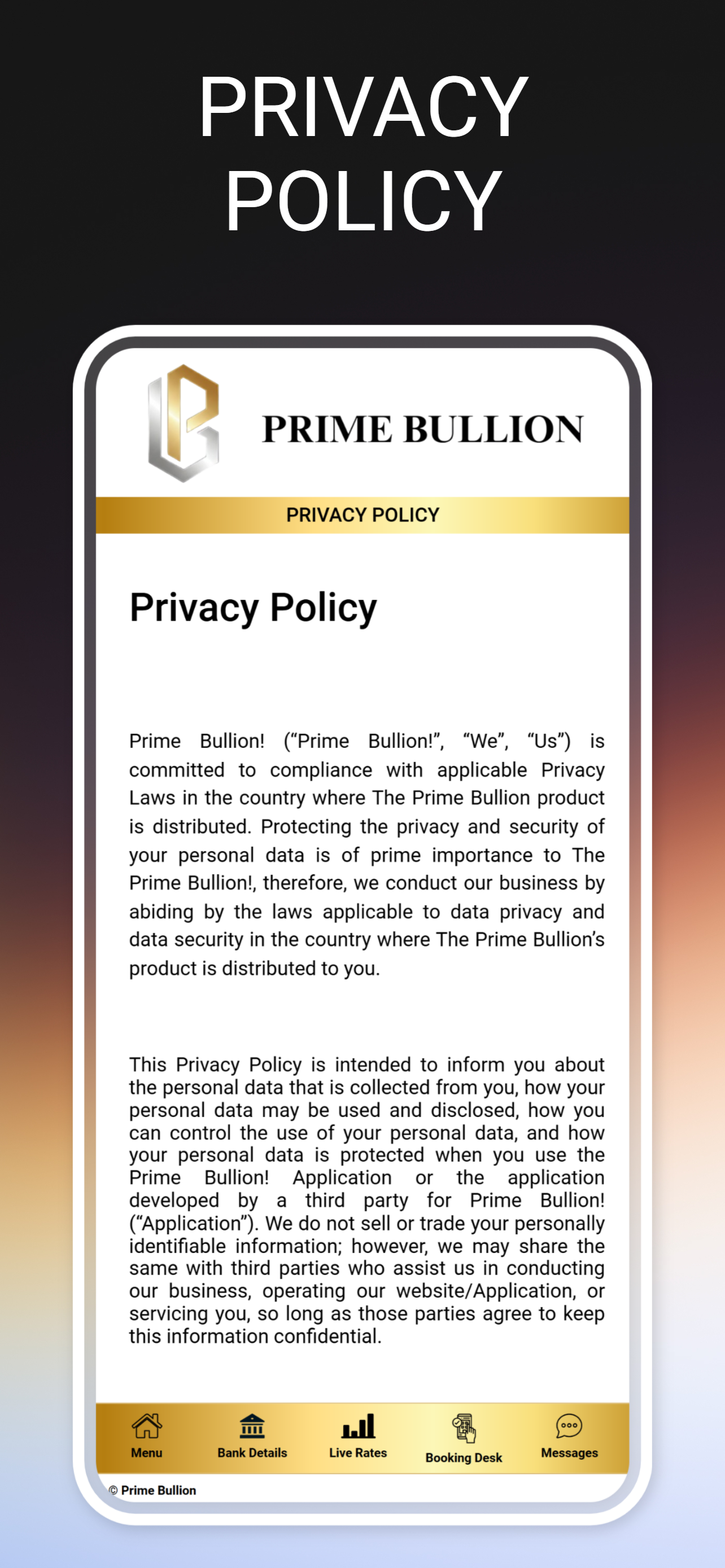 Prime Bullion screenshot 4