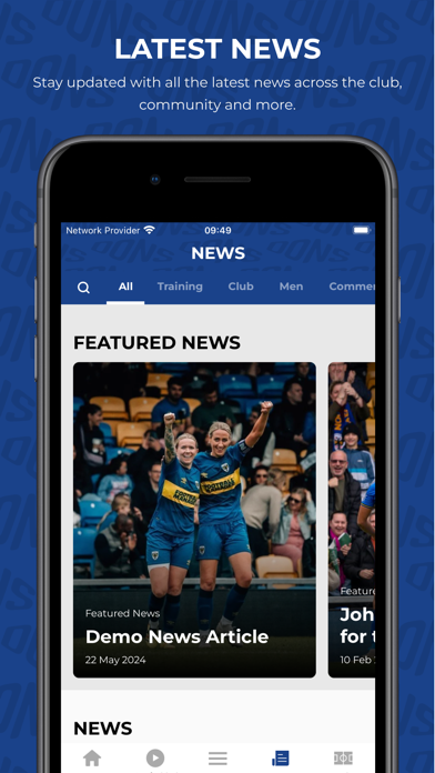 AFC Wimbledon iPhone screenshot 3 - Sports app