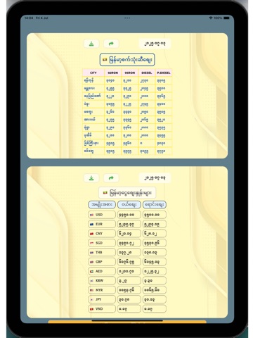 MRates: Gold & Currency Rates iPad screenshot