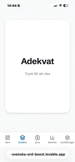 HP-Ordkraft screenshot 3