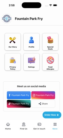 Fountain Park Fry iPhone screenshot