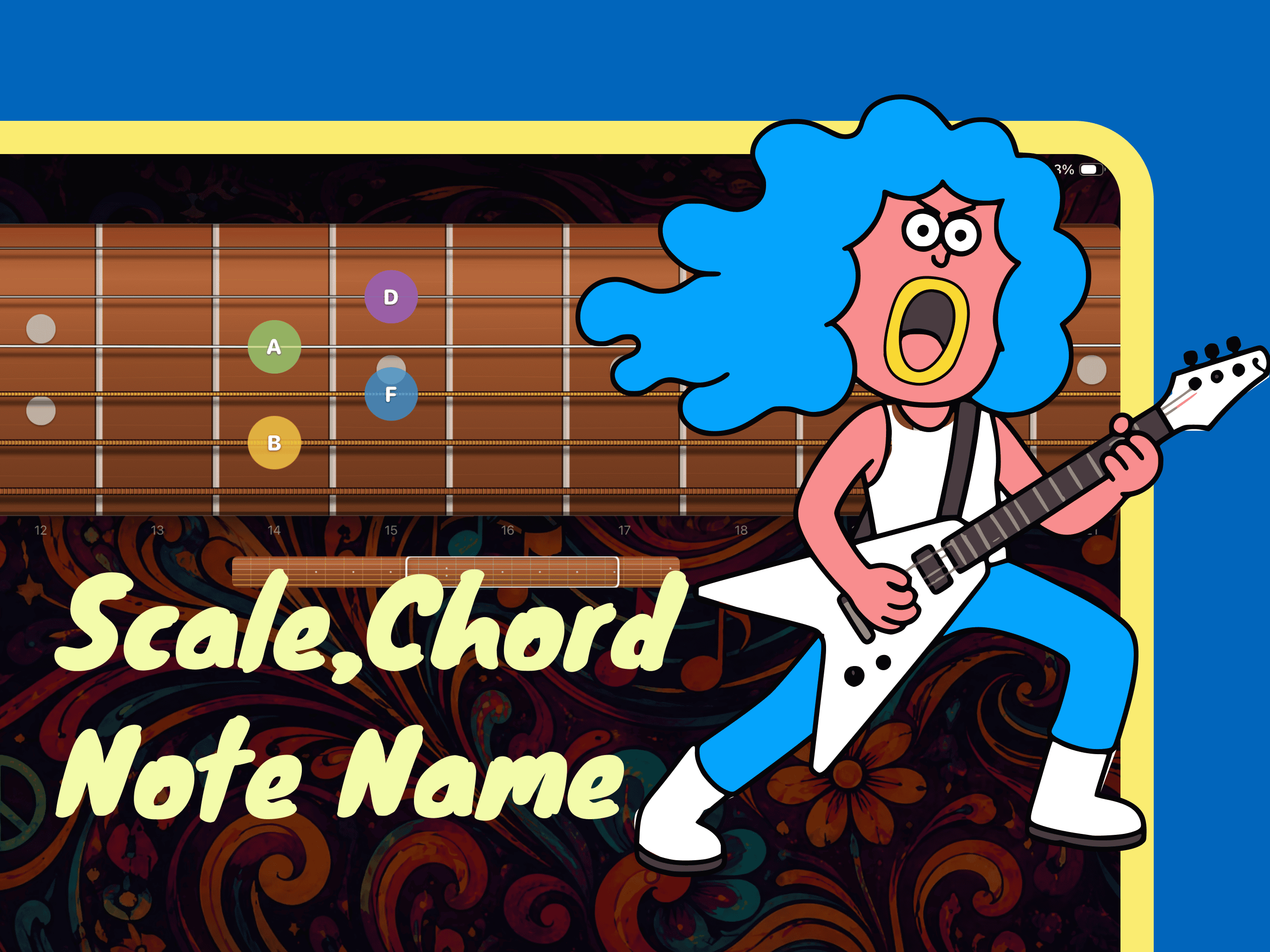 Pocket Guitar - Fretboard screenshot 10