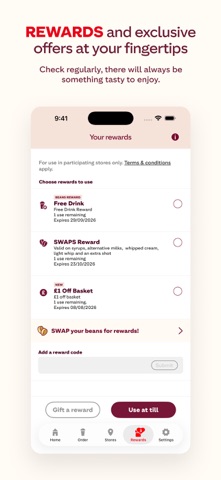Costa Coffee Club iPhone screenshot 4