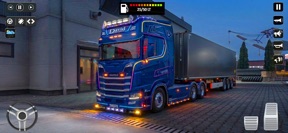 Euro Truck Driving Truck Games screenshot