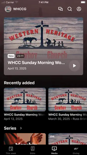 Western Heritage Cowboy Church screenshot 2