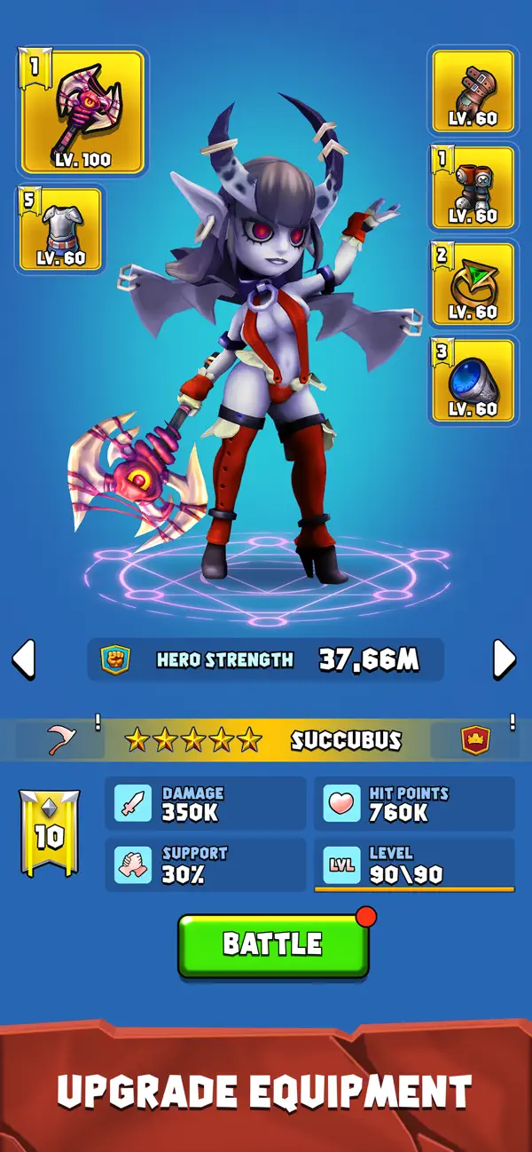 Combat Quest: Idle Dungeon RPG Hack screenshot 3 - iOS game interface