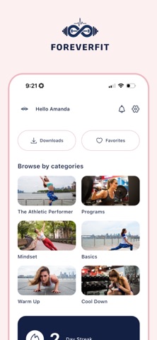 Forever Fit by Amanda Jane app screenshot