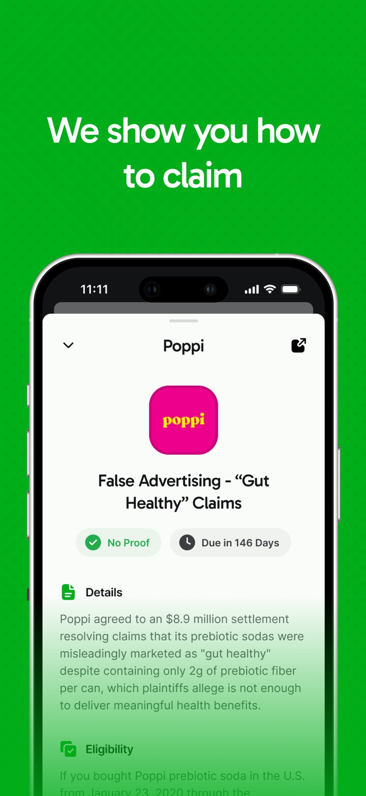 PayMe - Claim Your Money iphone screenshot 4