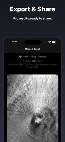 Flattr: Exposure Blend & Merge iPhone screenshot