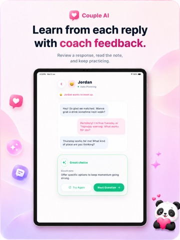 Couple AI - Chat Advisor iPad screenshot