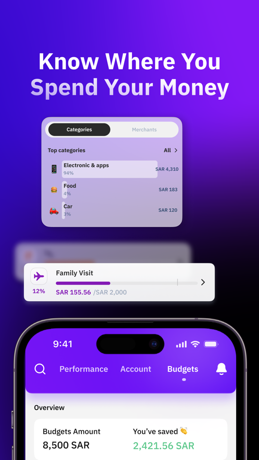 #4. Malaa: Track, Save & Invest (iOS) By: MONEY TECHNOLOGY COMPANY FOR COMMUNICATION AND INFORMATION TECHNOLOGY