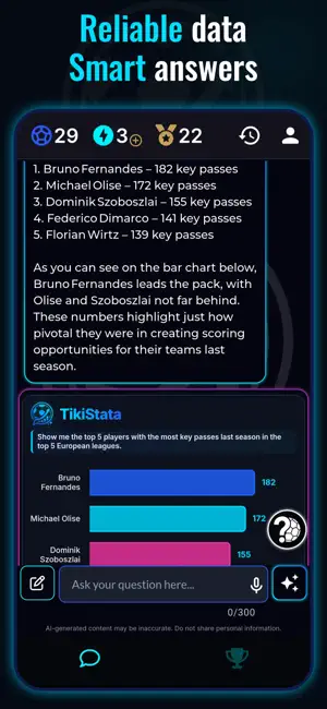 Ask TikiStata - Football & AI screenshot 2