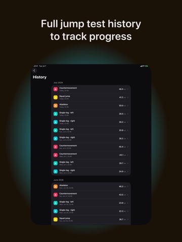 Metric Jump iPad screenshot
