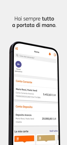 ING Italia - Banca Online iPhone screenshot 4