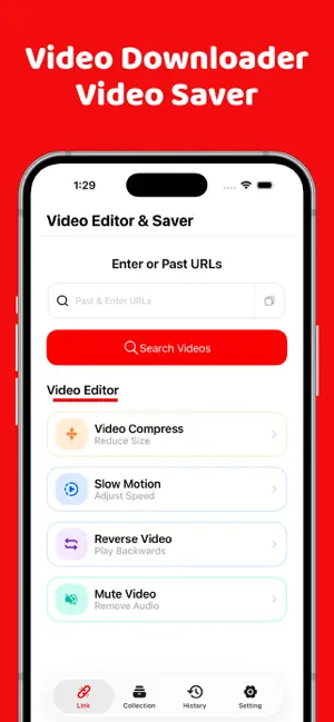 Video Downloader ~ Video Save iPhone screenshot 1