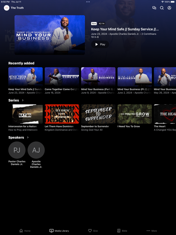 Screenshot #5 pour The Truth Church Memphis