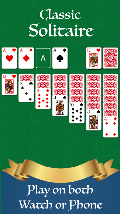 Klondike Solitaire Game Watch Screenshot