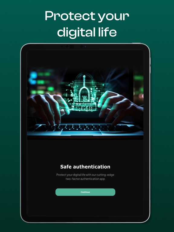 2FA Authenticator • MFA Verify iPad screenshot 1 - Utilities app