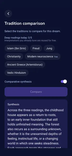 Onifide: Dream Interpretation screenshot 3