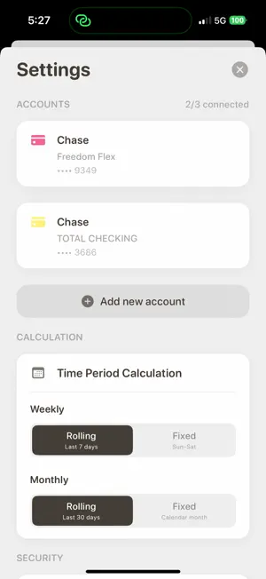 Big Numbers: Budget Tracker screenshot 4