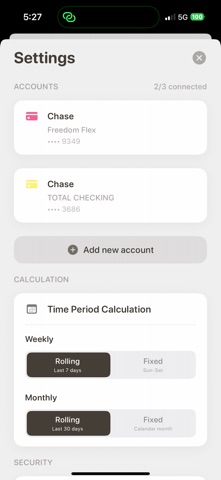 Big Numbers: Budget Tracker Screenshot 4 of 4