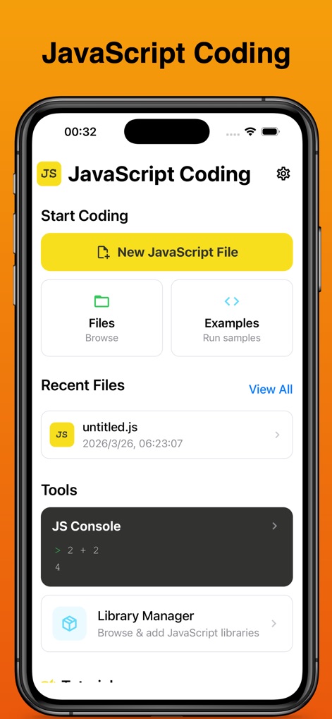 JavaScript Coding - Developer Tools App | MWM