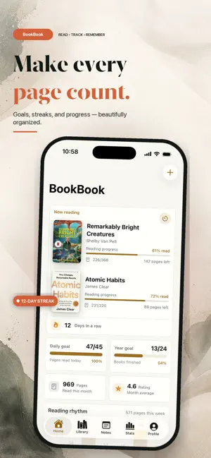 BookBook: Reading Tracker screenshot 1