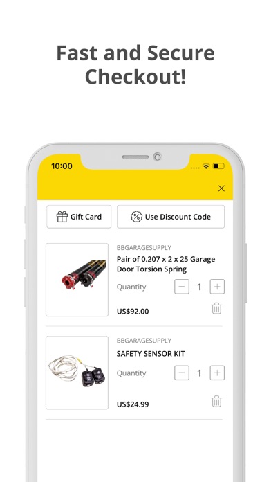 B & B Garage Supply LLC iPhone screenshot 5 - Shopping app