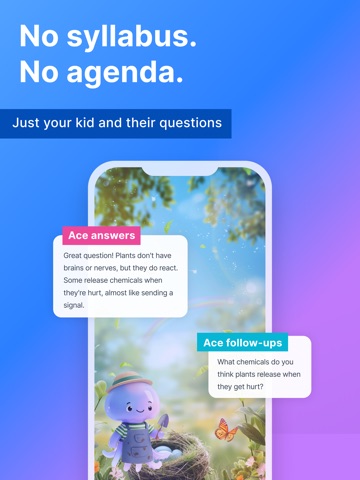 Ace: Voice AI for Kids iPad screenshot