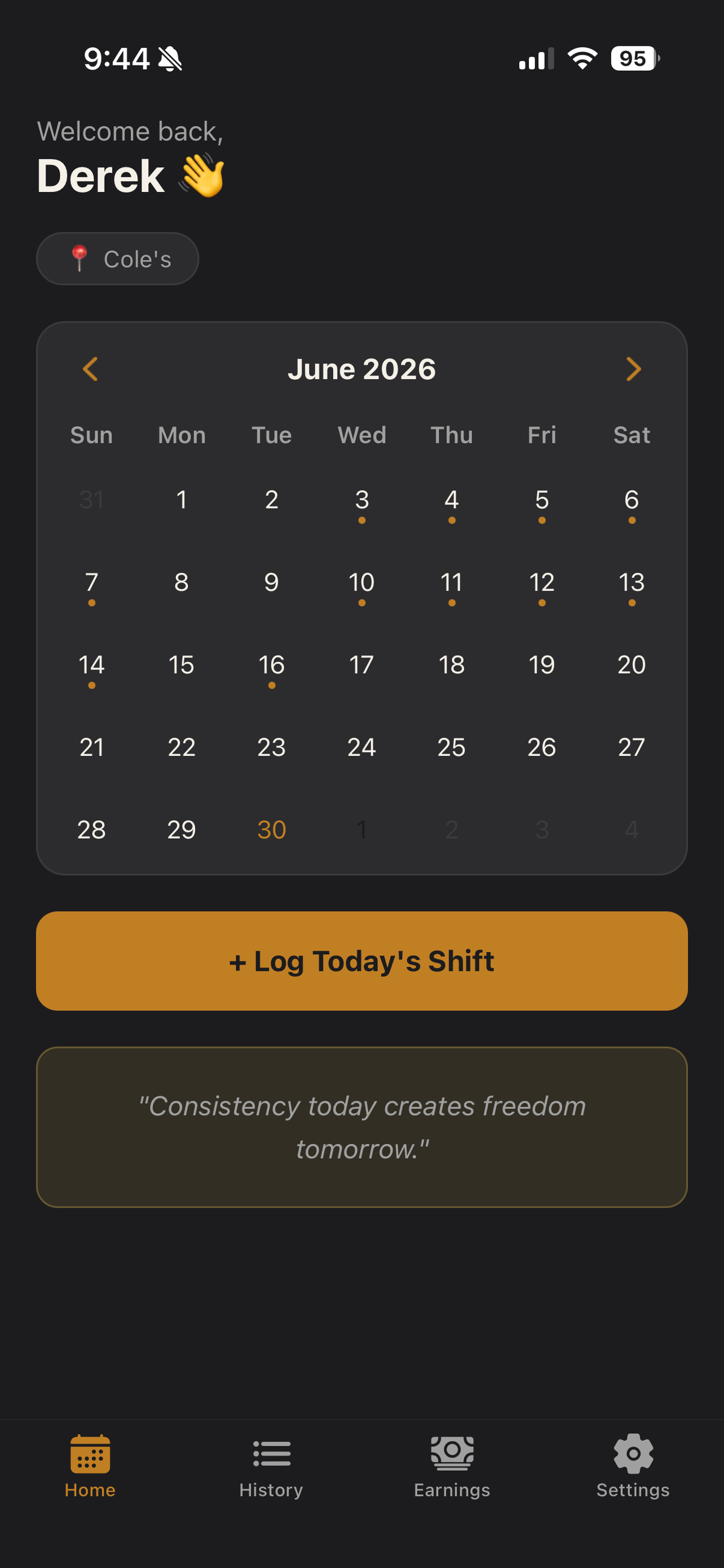 TipTrackr: FoH Tip Tracking screenshot 2