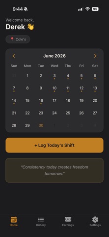 TipTrackr: FoH Tip Tracking screenshot