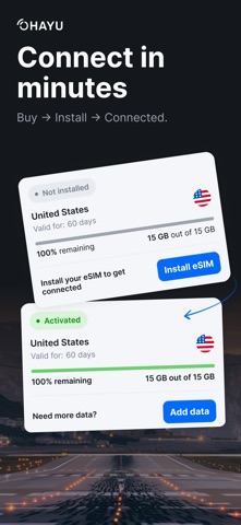 Ohayu: eSIM Travel & Data Plan screenshot