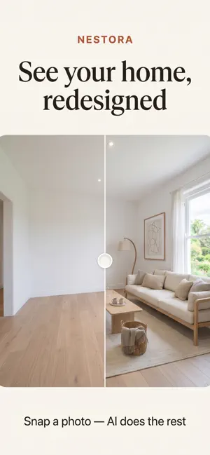 Nestora: AI Interior Design screenshot 1