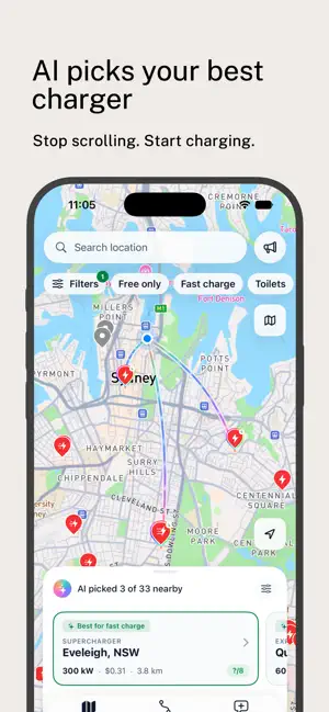 Plugroo: EV Charging Map iPhone screenshot 1