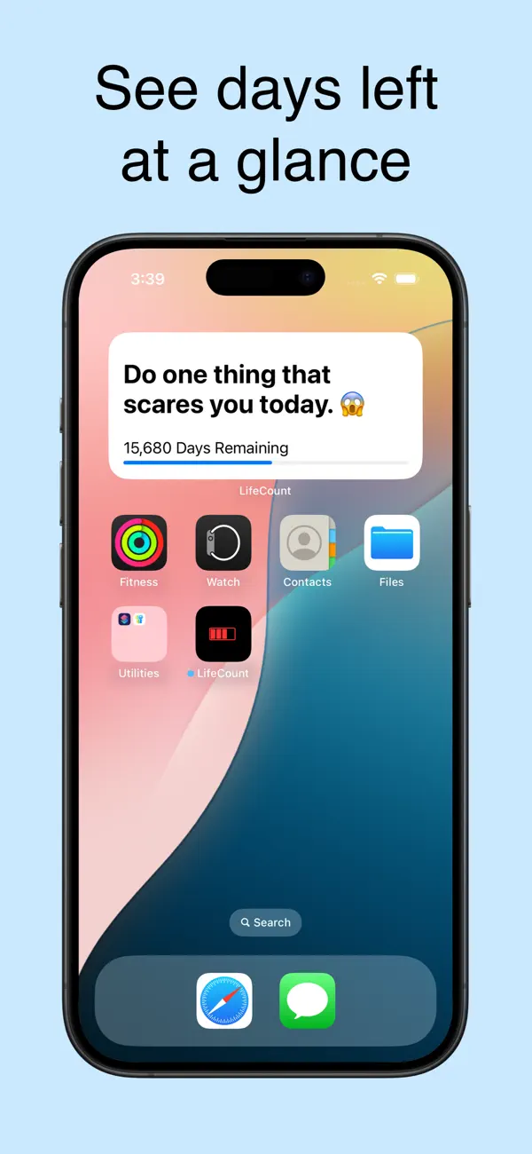 Screenshot #1 pour LifeCount - Daily Motivation