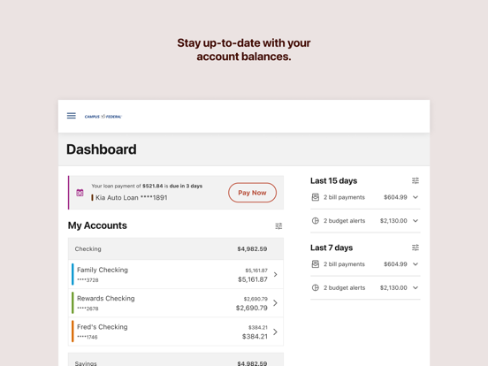 Screenshot #5 pour Campus Federal Credit Union