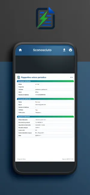 Rapportino Veloce screenshot 3