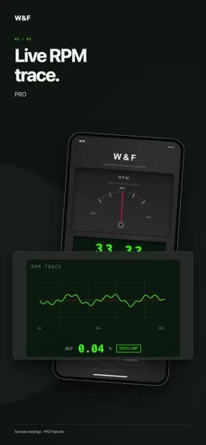 Wow and Flutter Turntable RPM screenshot 2