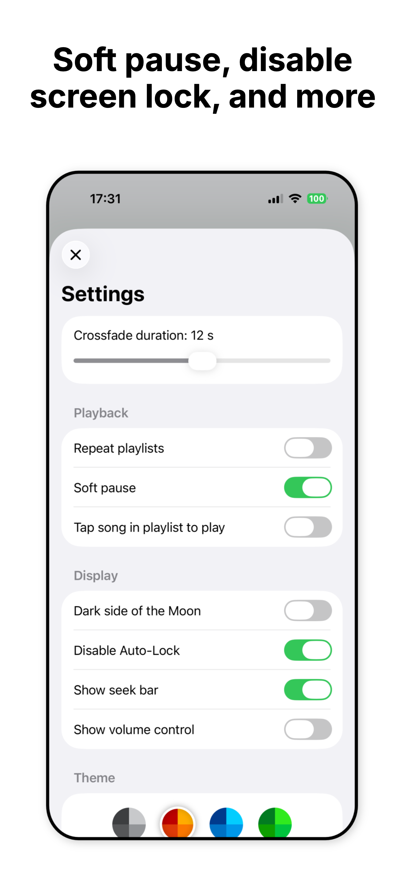 Stop&Go Music Player