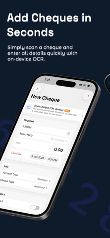 ChequeMate: Cheque Tracker Screenshot 4 of 9