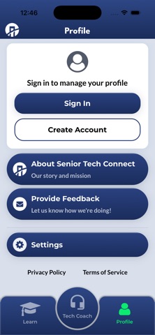 STC Learn iPhone screenshot