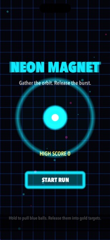 Neon Magnet: Arcade Ball iPhone screenshot