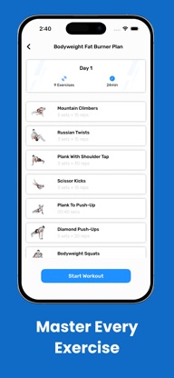 Home Workout - No Equipment * screenshot 4