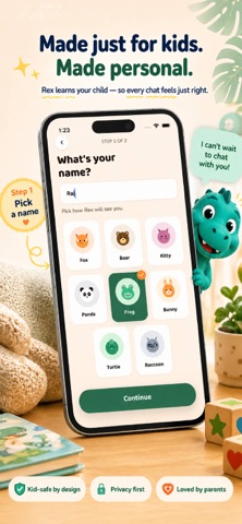 RexGPT - Kids AI Friend iPhone screenshot