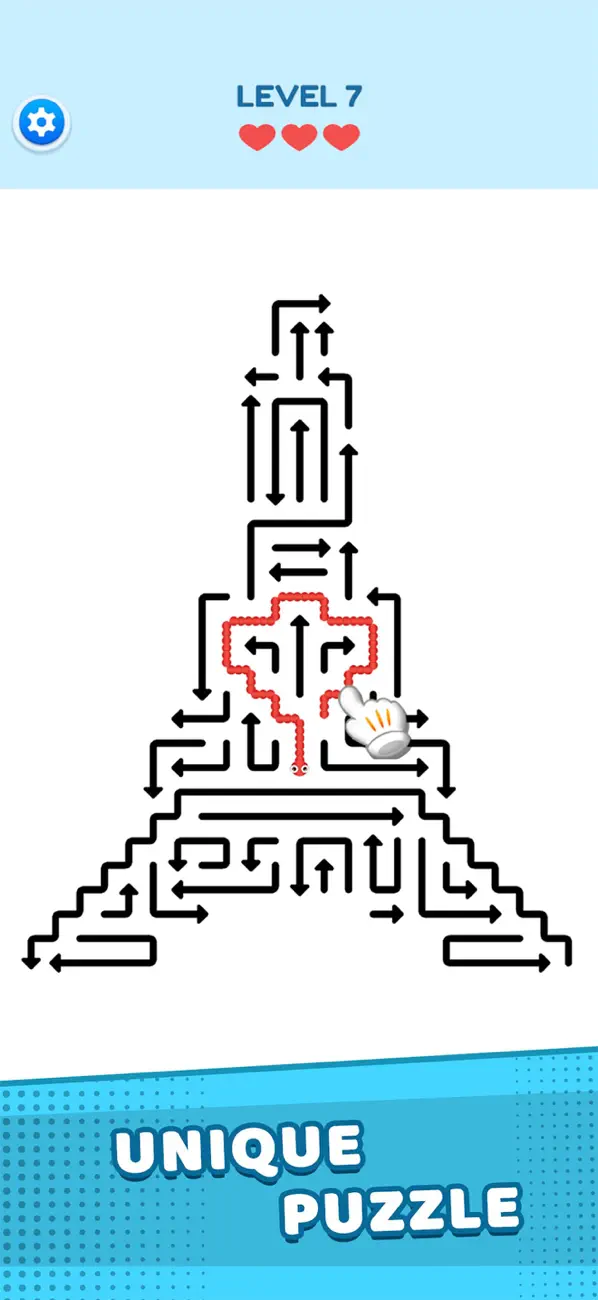 Screenshot #3 pour Crazy Arrow Maze