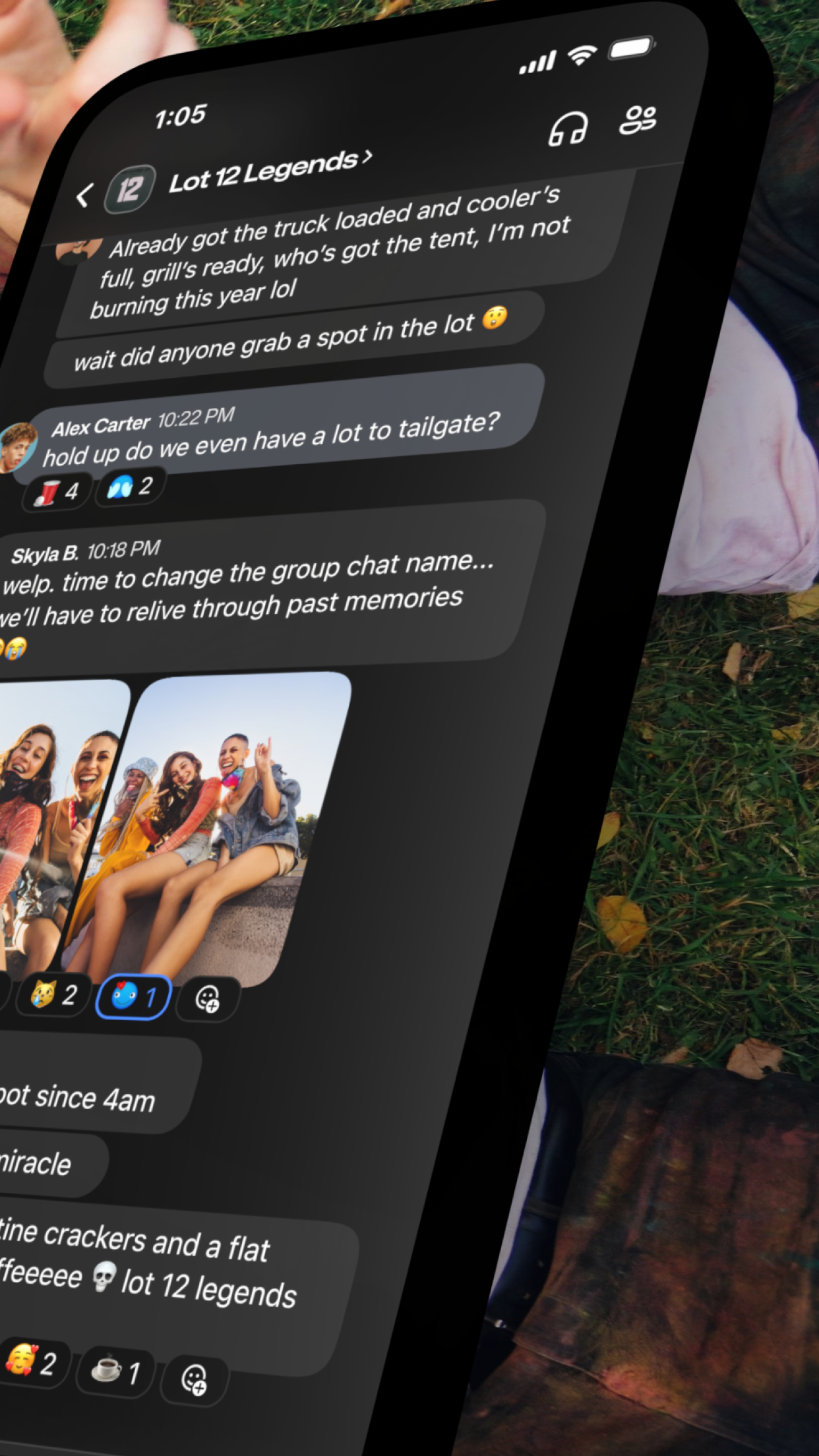 GroupMe screenshot 2