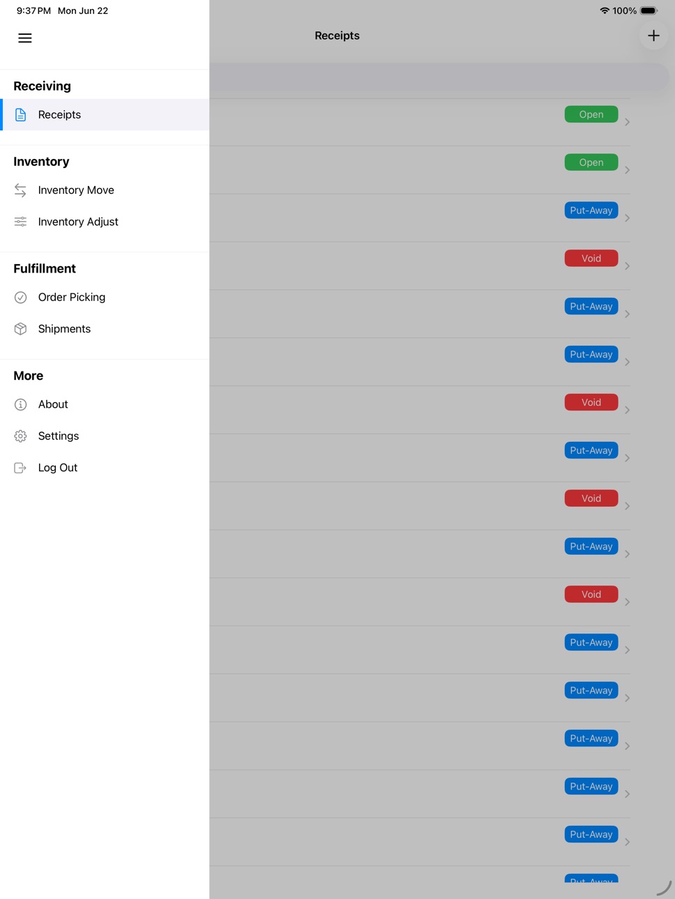 iPad screenshot
